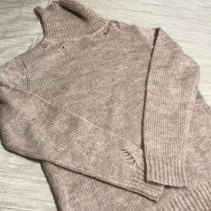 Knit turtle neck shirt/sweater